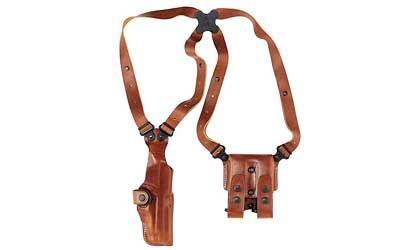 Vertical Shoulder Holster System, Fits Sig 220/226/228/229, Ambidextrous, Tan Leather VHS248