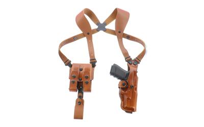 VHS 4.0, Shoulder Holster, Ambidextrous, Tan, Fits Glock 17 VHS4-224