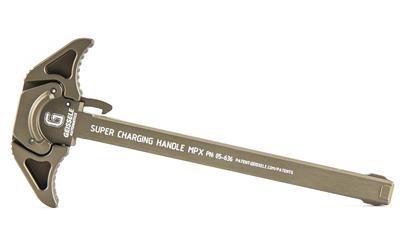 MPX Super Charging Handle, Designed Specifically For Use in Sig Sauer's MPX Platform, 7075-T6 Aluminum, Ambidextrous, Desert Dirt Color Finish 05-636S