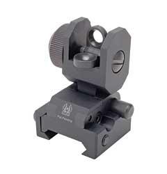 Sight, Same Plane Aperture, Fits Picatinny, Black, GGG-1005SA