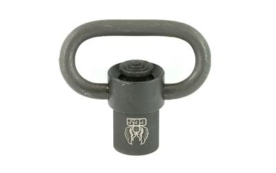 Quick Detach Rear Sling Attachment for Mossberg Shockwave, Also Fits Moss 500/590/590A1/835, Heavy Duty Rectangular Sling Swivel, Black Finish GGG-1981