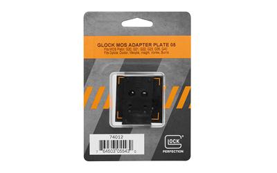 MOS Plate, Size 05, Fits Docter/Meopta/Insight Footprint, For Glock MOS Gen 5 45ACP/10mm, Black 70343