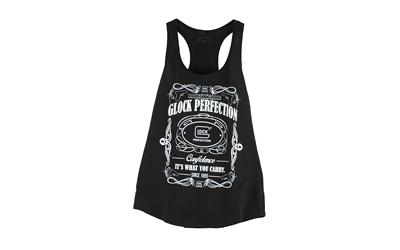 Tank Top Shirt, "Glock Florish", Large, Women, Black AP95127