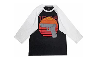 Retro 1986 Short Sleeve Shirt, Size XLarge, Black/White AP95634