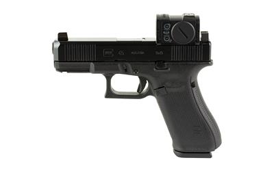 45 M.O.S., Semi-automatic, Striker Fired, Polymer Framed Pistol, Compact, 9MM, 4.02" Barrel, DLC Finish, Black, Interchangeable Backstraps, Ameriglo Suppressor Sights, 17 Rounds, 2 Magazines, Includes Aimpoint ACRO P-2 PA455S303MOS7A1