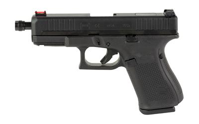 44, Semi-automatic, Striker Fired, Compact, 22 LR, 4.02", Black, Interchangeable, 10 Rounds, 2 Mags, Threaded, Fiber Optic Front Sight, Polymer, Matte UA445A501AO