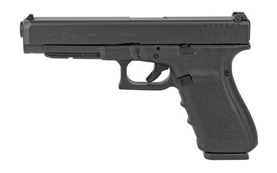 41 Gen 4, Safe Action, Longslide, 45ACP, 5.31" Barrel, Polymer Frame, Matte Finish, Adjustable Sights, 13Rd, 3 Magazines, Glock OEM Rail UG4130103