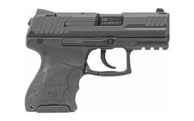 P30SK, V1, LEM Double Action Only, Sub Compact, 9MM, 3.27" Barrel, Polymer Frame, Black Finish, Night Sights, 10Rd, 3 Magazines 81000085