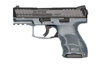 VP9SK, Semi-automatic, Striker Fired, 9MM, 3.39" Barrel, Polymer Frame, Grey Finish, 10Rd, Night Sights 81000100