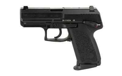 USP40, V1, Double Action/Single Action, Semi-automatic, Polymer Frame Pistol, Compact, 40 S&W, 3.58" Barrel, Black, Night Sights, Manual Thumb Safety, Decocker, 10 Rounds, 3 Magazines 81000339