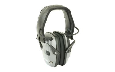 Impact Sport Bolt, Earmuff, Gray, Electronic, Folding R-02232