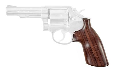 Fancy Hardwood, Revolver Grip, S&W K/L Sq Butt, No Finger Grooves 10310