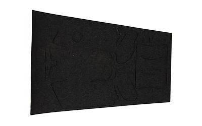 HandAll Beavertail, Rubber Adhesive Grip, Grain Texture, Black, For Glock 17/22/31 Gen 4 17160