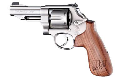 Grip, Fits S&W N Round Butt, Miculek JM Logo, PauFerro Finish 25314