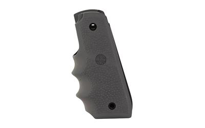 OverMolded, Rubber Grip Panels, Finger Grooves, Slate Gray, Fits Ruger 22/45 79082