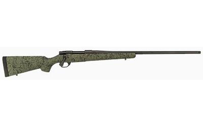 1500, Bolt Action Rifle, 300 PRC, 24" Threaded Barrel, HS Precision Green with Black Webbing Fiberglass Stock, Right Hand, 4 Round Mag, Manual Safety HHS43533