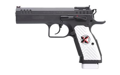 Stock II Extreme, Semi-Automatic, DA/SA, Steel Frame Pistol, 9mm, 4.45" Barrel, Matte Finish, Black, Aluminum Grips, Ambidextrous Safety, Adjustable Sights, 17 Rounds TF-STOCK2X-9
