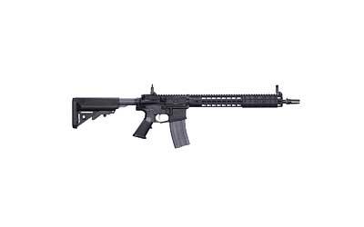 SR-15 Mod2, Semi-automatic Rifle, 223 Rem/556NATO, 16" Hammer Forged, Chrome Lined Barrel, 1:7 Twist, Black Finish, SOPMOD Stock, 600M Micro Adjust Sights, 30Rd, E-3 Bolt, Ambi-Safety 31030