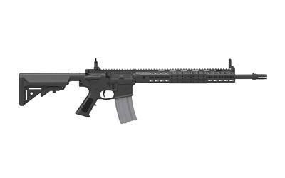 Light Precision Rifle, Mod2 Keymod Semi-automatic Rifle, 556NATO, 18" Kreiger Match Grade Barrel, Black Finish, SOPMOD Stock, Adjustable Sights, 30Rd, URX 4, 556QDC Flash Eliminator 31733