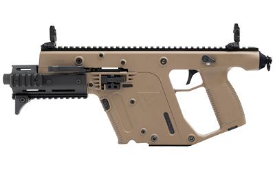 Vector G2 SDP-E, Semi-automatic, Pistol, 45ACP, 6.5" Threaded Barrel, Flat Dark Earth, KRISS Recoil Mitigation System, Folding Sights, Thread Protector, Mini Handguard, 13Rd, 1 Magazine KV45-PFD30