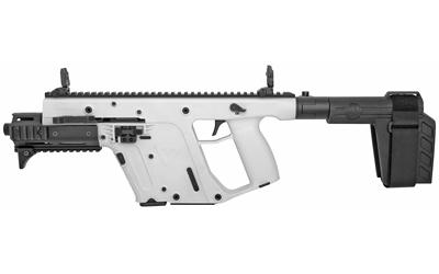 VECTOR SDP SB Enhanced, Alpine, 6.5'' threaded barrel, KRISS recoil mitigation system, DEFIANCE folding sights, SB Tactical SBX-K brace, KRISS Folding Adapter, thread protector, mini handguard, short rail section, 1 magazine, cleaning kit, user manual KV