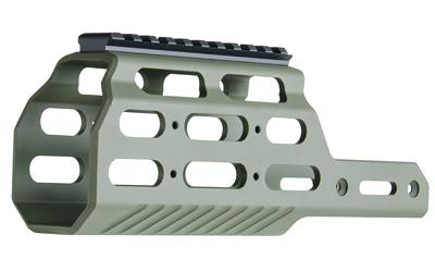 Receiver Extension Kit, Picatinny Side Rail Kit And Mounting Hardware, Fits GEN II CRB, OD Green KVA-VMRGR01
