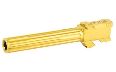 9INE, Barrel, 9MM, Bronze, 1:10, Fluted, Fits Glock 17 01-GB-G17-NTH-BRNZ