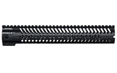 SPADA-S, Freefloat Handguard, Type 3 Hardcoat Anodised, Class2 Deep Black, 2.5" Rail Extension System, 1.5" Pic Rail, 6005A-T6 Aluminum, AR Rifles, 1.5" OD LA00249