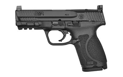 M&P 2.0, Striker Fired, Semi-Automatic, Polymer Frame Pistol, Compact, 9MM, 4" Barrel, Armornite Finish, Black, Tritium Night Sights, 15 Rounds 13417