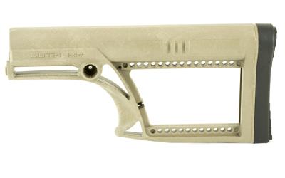 MBA-2 Skullation Fixed Stock, Fits AR-15 & AR-10 Rifle Length A2 Buffer Tube, Flat Dark Earth MBA-2F