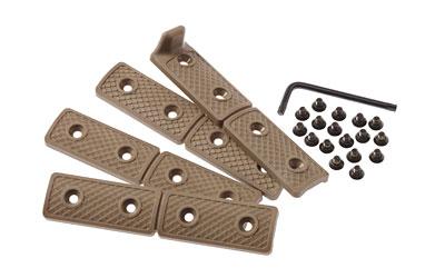 Rail Panels, Picatinny, Pack of 3, Fits IC/REPR/SIX8, Flat Dark Earth Finish 200-0103A02