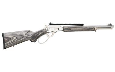 1894CSBL, Lever Action, 44 Mag, 16.5" Stainless Barrel, Gray/Black Laminate Stock, Scout Mount, Big Loop Lever, XS Ghost Ring Sights, 6Rd 70432