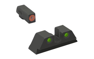 ML41766 HYPER-BRIGHT FOR S&W M&P PISTOLS FRONT ORANGE RING/ REAR GREEN M&P FULL SIZE