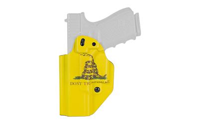 Inside Waistband Holster, Ambidextrous, Gadsen Flag, Fits Glock 19/23, Kydex, Includes 1.5" Belt Attachment HGL19AIWBA-GF