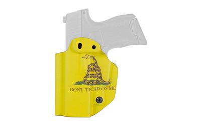 Inside Waistband Holster, Ambidextrous, Gadsen Flag, Fits Sig Sauer P365, Kydex, Includes 1.5" Belt Attachment HSIG365AIWBA-GF