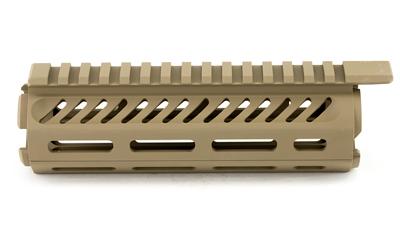 Tekko, Drop-In M-LOK Rail System, Fits AR-15 Carbine, 7" Length, Metal, Scorched Dark Earth Finish TMARCMRS-SDE