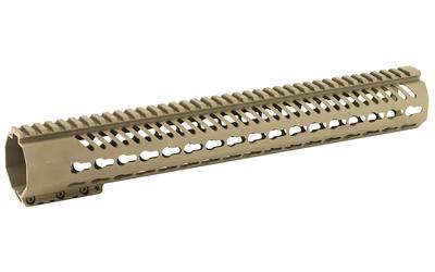 Tekko, Keymod Rail System, Fits AR Rifles, 15", Free Float Carbine, Metal, Scorched Dark Earth TMARFF15KRS-SDE