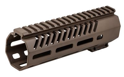 Tekko, MLOK Rail System, Fits AR15 Carbine 7", Metal, Scorched Dark Earth Finish TMARFF7MRS-SDE