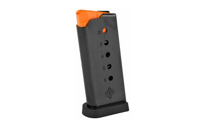 Mag, 9MM, 6Rd, Black Finish, Fits DB9 Gen 4, w/Flat Bottom Plate and Magbox DB9-MAGG4