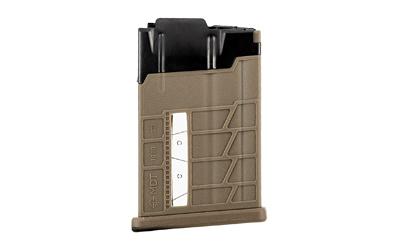 Magazine, Polymer/Metal, 308 Winchester/6.5 Creedmoor, 10 Rounds, Flat Dark Earth, Fits Short Action AICS Pattern, Round Indicator Window 103089-FDE