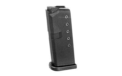 Magazine, For Glock 42, 380 ACP, 6Rd, Black Polymer GLK-10