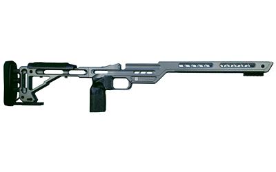 MPA BA Hybrid Chassis, Lightweight Machined Aluminum Chassis, Inclinometer Level System, Adjustable Length of Pull & Cheek Riser, EVG (Enhanced Vertical Grip), Bipod Picatinny Rail, Compatible with MPA Barricade Stop System, Inletted for Remington 700 Sh