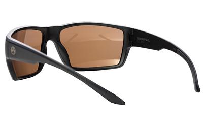 Terrain, Glasses, Matte Black Frame, Bronze/Gold Lenses, Medium/Large, Polarized Lenses MAG1021-221