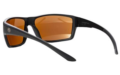 Summit, Glasses, Matte Black Frame, Bronze/Blue Lenses, Medium/Large, Polarized Lenses MAG1023-240