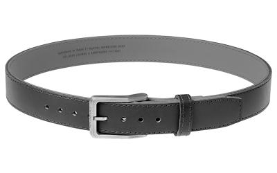 Tejas Gun Belt, El Original, 1.5" Width, Bullhide Leather Exterior With Reinforced Polymer Interior Size 40", Black Finish MAG1109-001-40