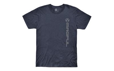 Vert Logo, Tee Shirt, Large, Navy MAG1113