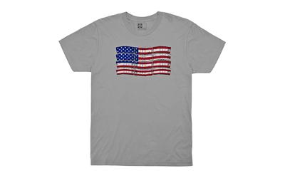 PMAG Flag, Cotton Tee Shirt, XXLarge, Gray MAG1180