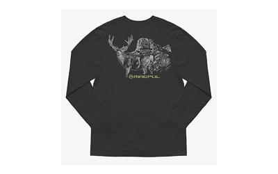 Muley, Long Sleeve T-Shirt, XXLarge, Charcoal MAG1233-010-2XL