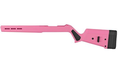Hunter X-22 Stock, Fits Ruger 10/22, Drop-In Design, Pink Finish MAG548-PNK