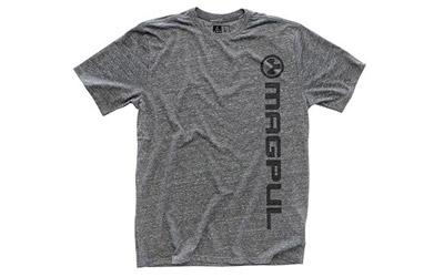 Megablend Vertical Logo Tee Shirt, XL, Charcoal MAG665-030-XL